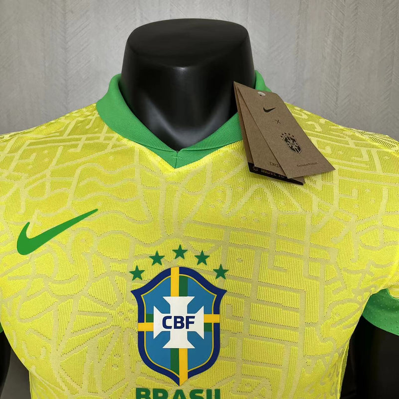 Camisa Brasileira Player Amarela -  2024