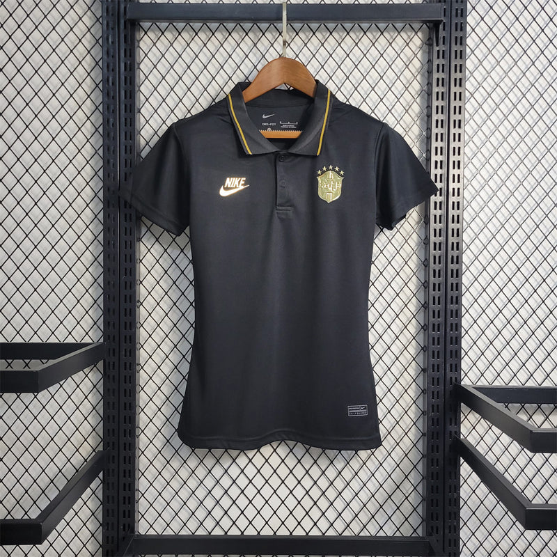 Camisa Seleção Brasileira Feminina - Black Gold
