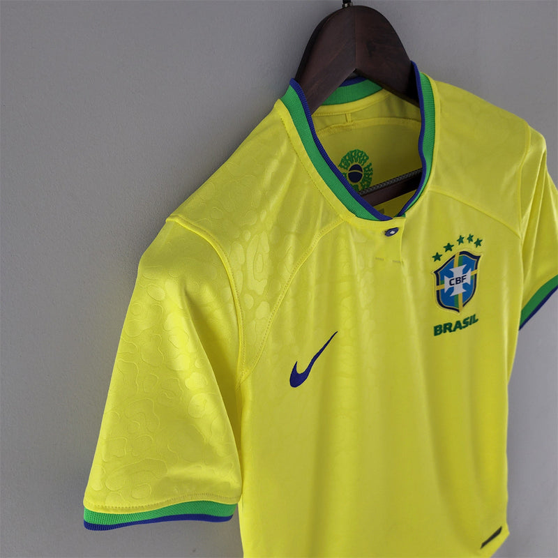 Camisa Seleção Brasileira Feminina - Qatar 2022 Amarela