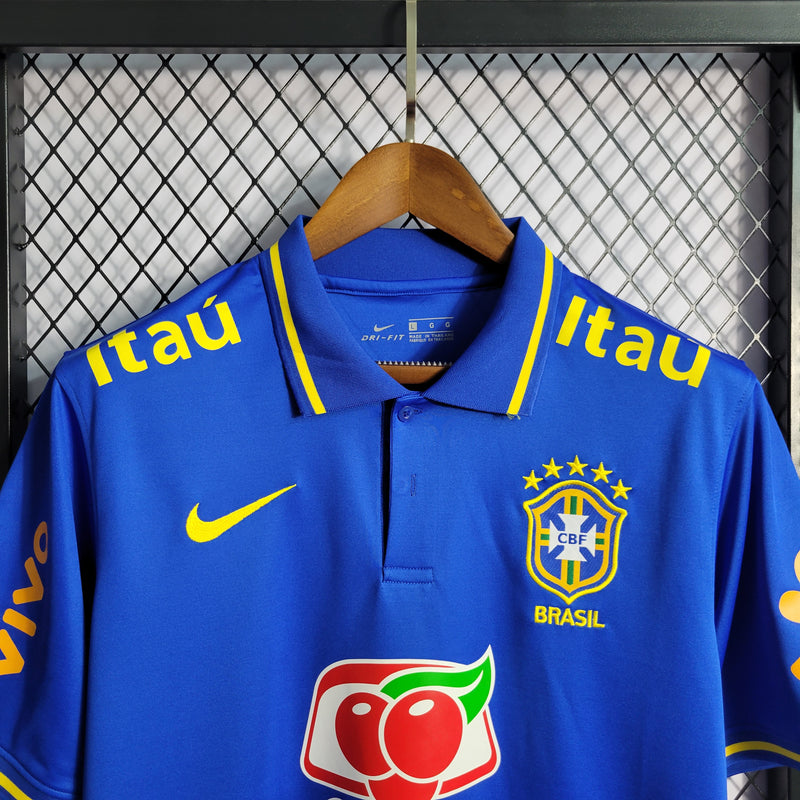 Camisa seleção brasileira original azul masculina camiseta Brasil