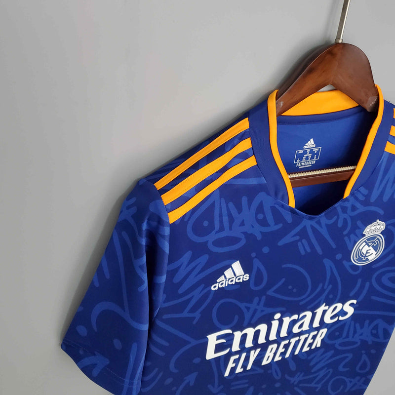 Camisola de camisola azul zíper da Marinha Real Madrid - Real Madrid CF